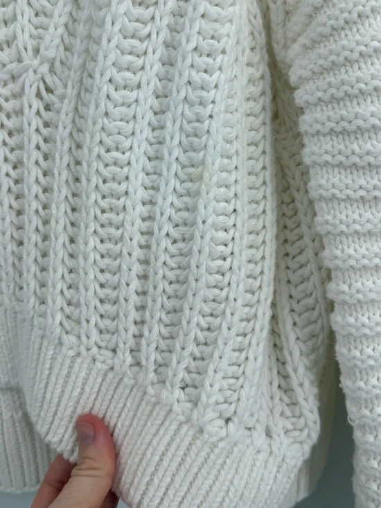 Free People Sweetheart Mock Neck Sweater | Ivory | Medium - Picture 7 of 10